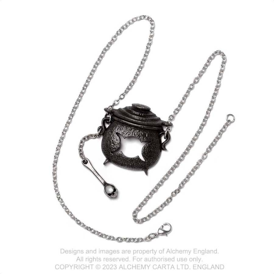 Alchemy England Witches Cauldron Pendant