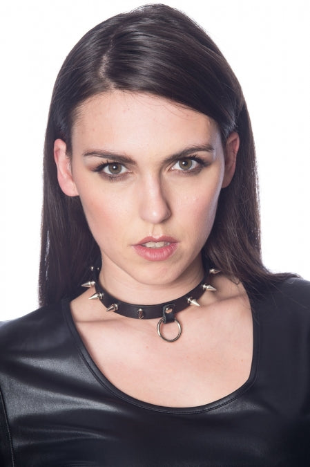 Banned Apparel Lucifer Spike Choker