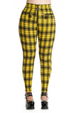 Banned Apparel Damien High Waisted Trousers [ Yellow ]
