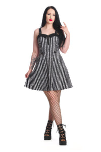 Banned Apparel Spooky NIghtwalks Flared Dress