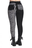 Banned Apparel Spooky Nightwalks Half And Half Trousers