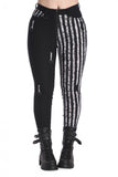 Banned Apparel Spooky Nightwalks Half And Half Trousers