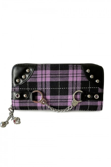 Banned Apparel Handcuff Wallet [ Purple ]