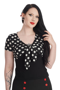 Banned Apparel Dotty For Spotty Top