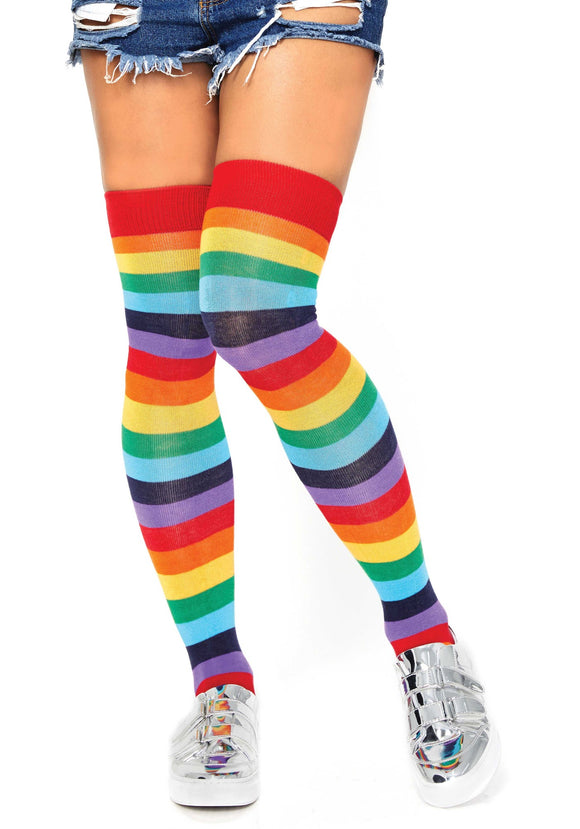 Leg Avenue Rainbow Over The Knee Socks 6606