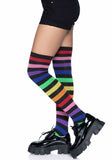 Leg Avenue Rainbow Thigh High Socks 6927