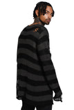 Killstar Ash Distress Knit Sweater