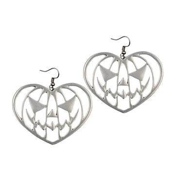 Kreepsville 666 Pumpkin Heart Earrings