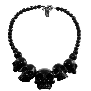 Kreepsville  666 Skull Collection Necklace [Black]