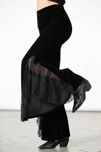Killstar Mahina Velvet Bell Bottoms
