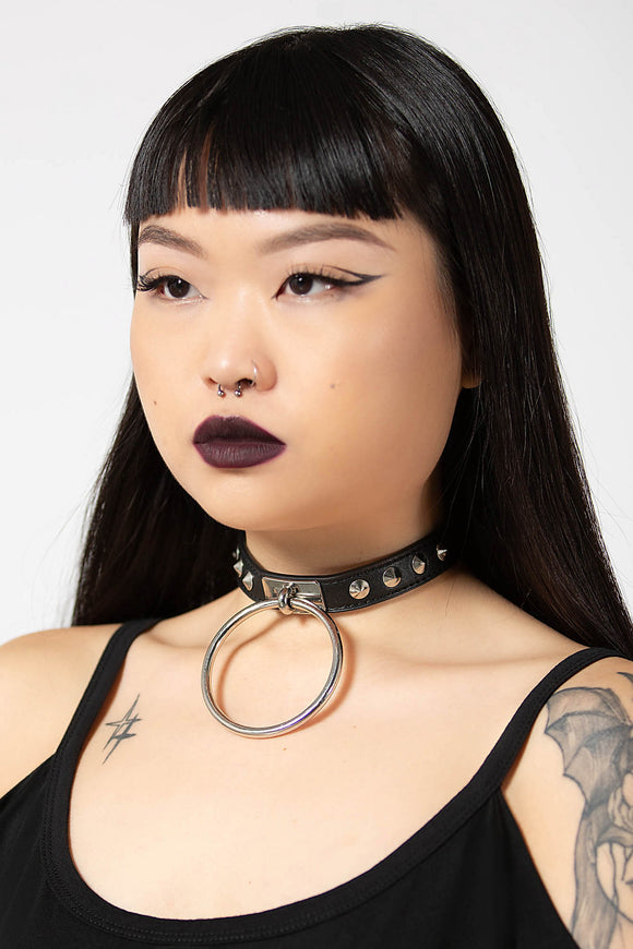 Black Accented Skinny Bell Chokers - Multiple Colors – Beastly Boo