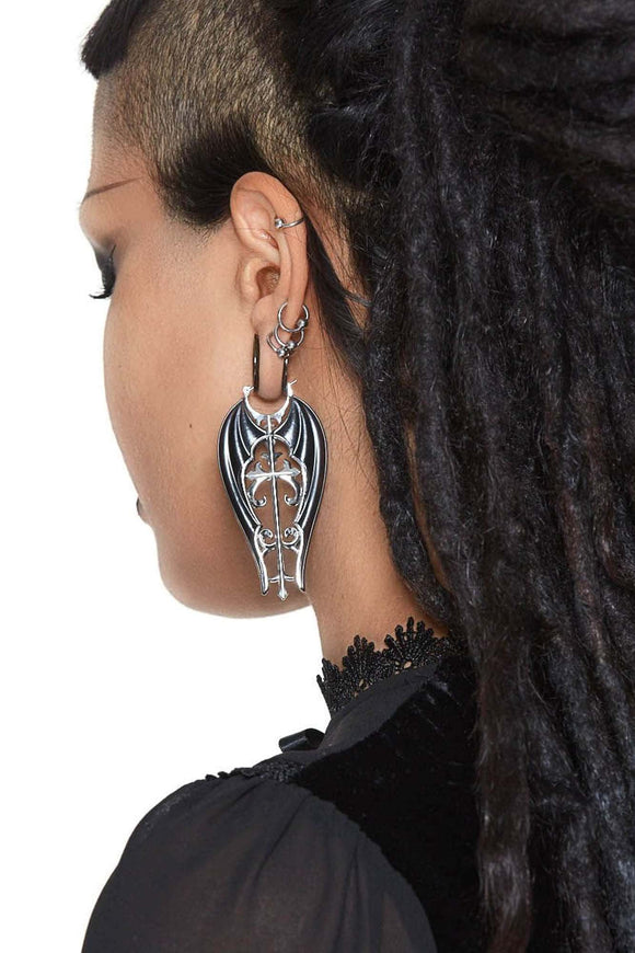 Killstar Vampire Wing Earrings