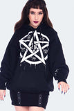 Jawbreaker All Seeing Spirit Printed Oversized Hoodie