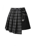 Dark in Love Tartan Pin mini skirt KW135