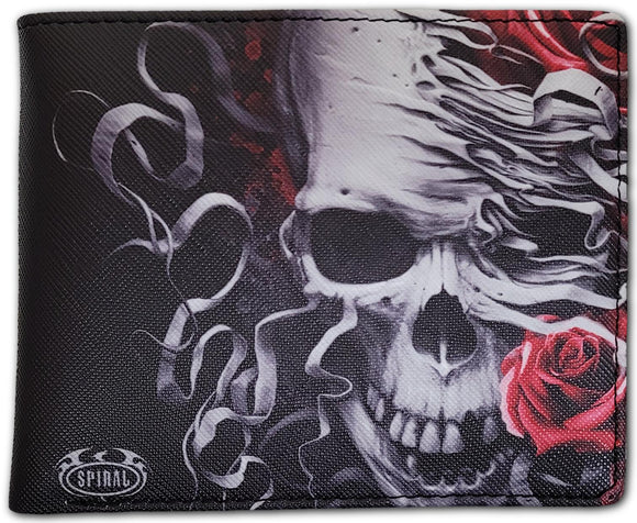 Spiral Direct Skulls N' Roses Bi-Fold Wallet